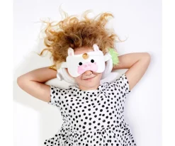 Cojines Infantiles^puckator Almohada de Viaje con Antifaz Relaxeazzz Unicornio