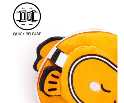 Cojines Infantiles^puckator Almohada de Viaje con Antifaz Relaxeazzz Adoramals Finley el Pez Payaso