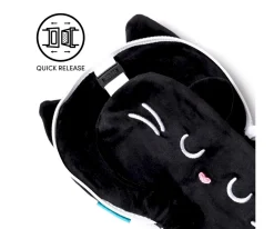 Cojines Infantiles^puckator Almohada de Viaje con Antifaz Relaxeazzz Gato Feline Fine