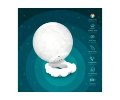 Discount Altavoz con Iluminación Luna Multicolor Niños Juguetes Niños 7 Años|Juguetes Niños 4 Años