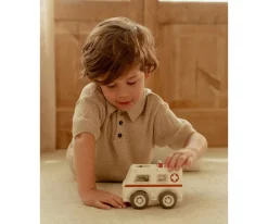 Sale Ambulancia de Madera FSC Niños Juguetes Para Niños De 18 Meses|Juguetes Niños 3 Años