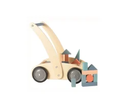 Hot Andador con Bloques de Madera Niños Correpasillos|Juguetes Para Niños De 18 Meses