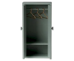 Casa De Muñecas De Madera^Maileg Armario de Madera Soft Blue Ratón