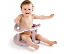 Outlet Asiento Baño Aquababy Rosa Empolvado/Blanco Niños Accesorios De Baño|Bañeras Bebé