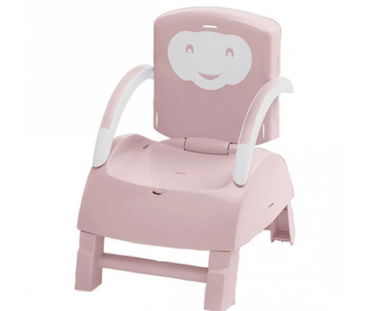 Tronas Bebé^Thermobaby Asiento Elevador 2 en 1 Evolutivo Rosa Empolvado