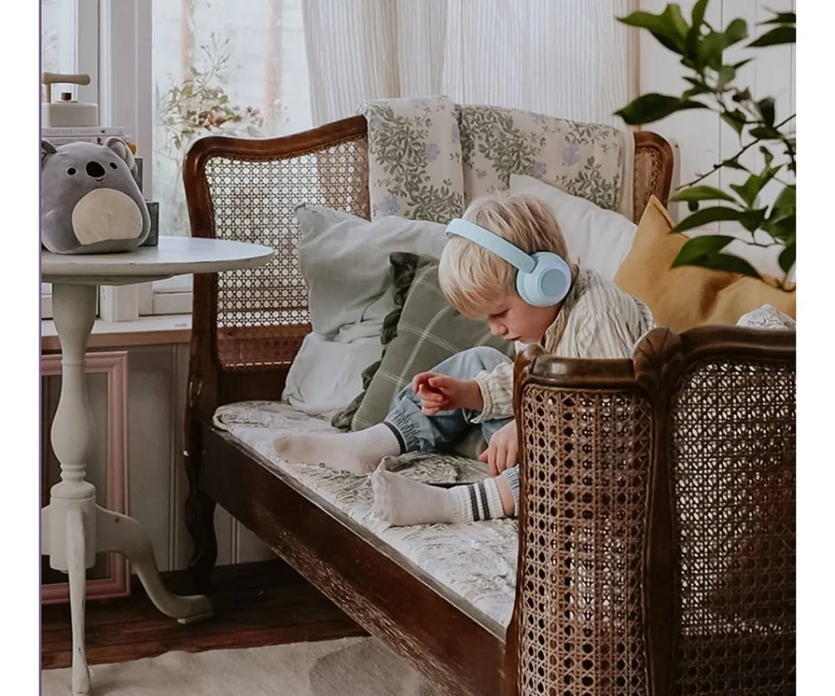 Best Auriculares con Luz Ambiental Azul Niños Juguetes Niños 7 Años|Juguetes Niños 3 Años
