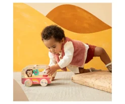 Autobús Mágico de Madera de Lena la Unicornio Niños Juguetes Niños 3 Años|Juguetes Para Niños De 18 Meses