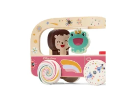 Autobús Mágico de Madera de Lena la Unicornio Niños Juguetes Niños 3 Años|Juguetes Para Niños De 18 Meses