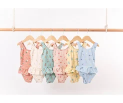 Bañadores Niños^Monnëka Bañador Cruzado con Volantes Strawberries