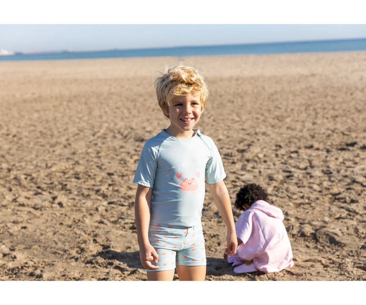 Bañadores Niños^Monnëka Bañador Short Crab Coral