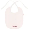 Babero Algodón Dorset Rosa Personalizable Baberos|Baberos Personalizados