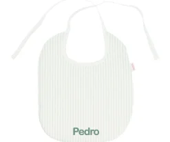 New Babero Algodón Dorset Verde Baberos Personalizados|Baberos