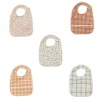 Sale Babero Bebé Sienna Gingham Baberos|Baberos Impermeables