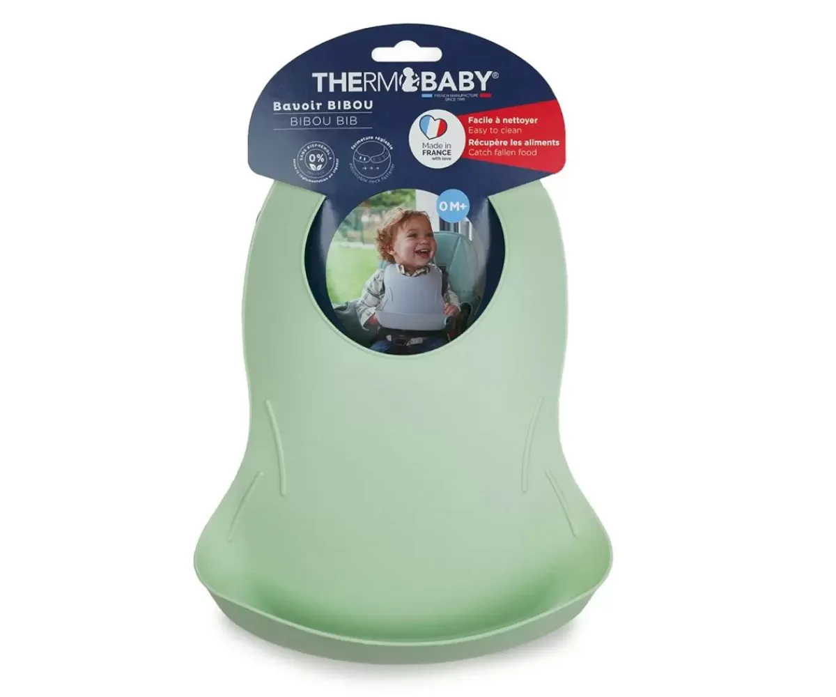 Baberos^Thermobaby Babero Bibou Green