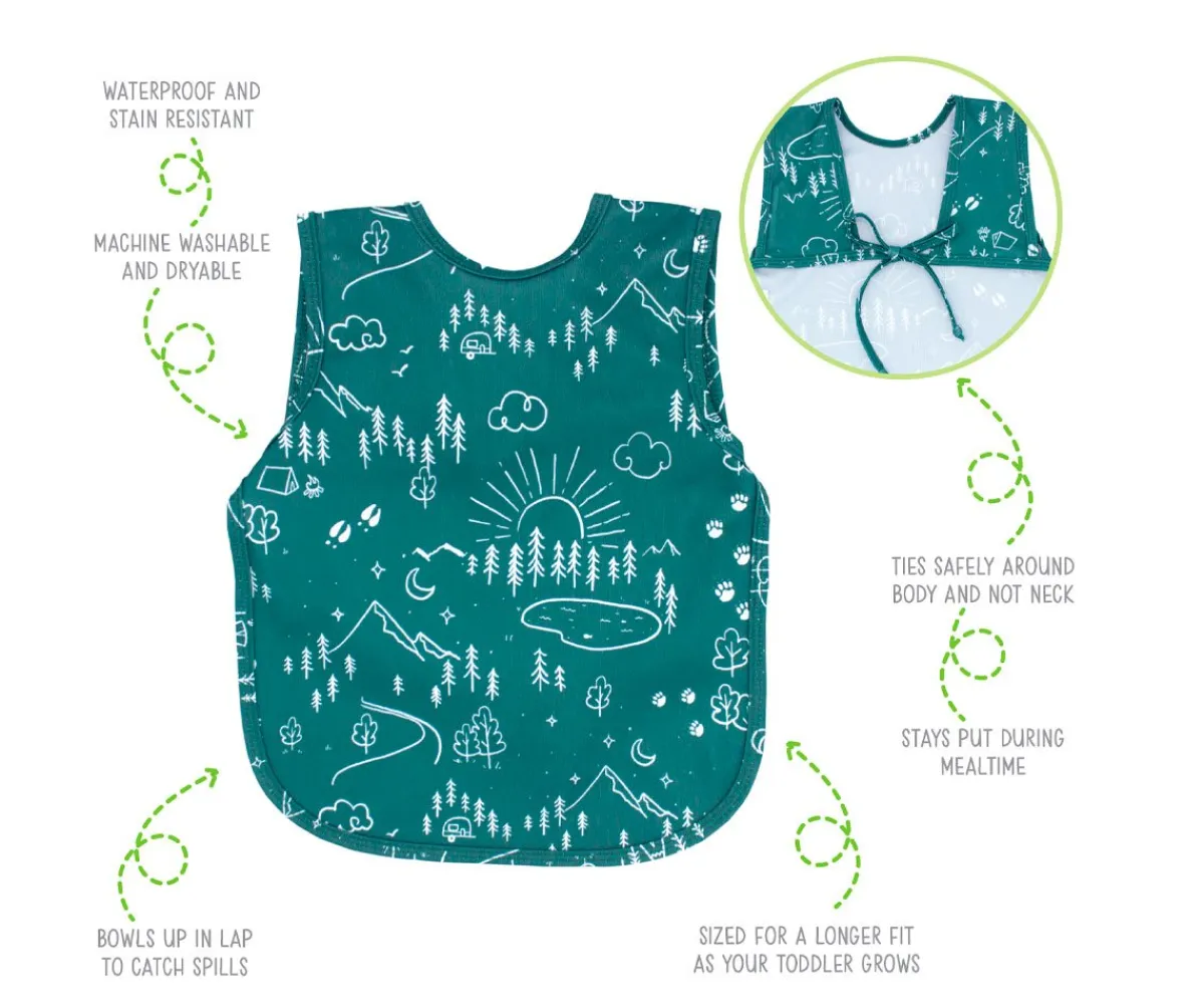 Baberos Impermeables^Bapron Baby Babero con Manga Corta Pine Forest