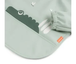 Baberos Con Manga^Done by Deer Babero con Mangas Croco Green 6-18m Personalizable