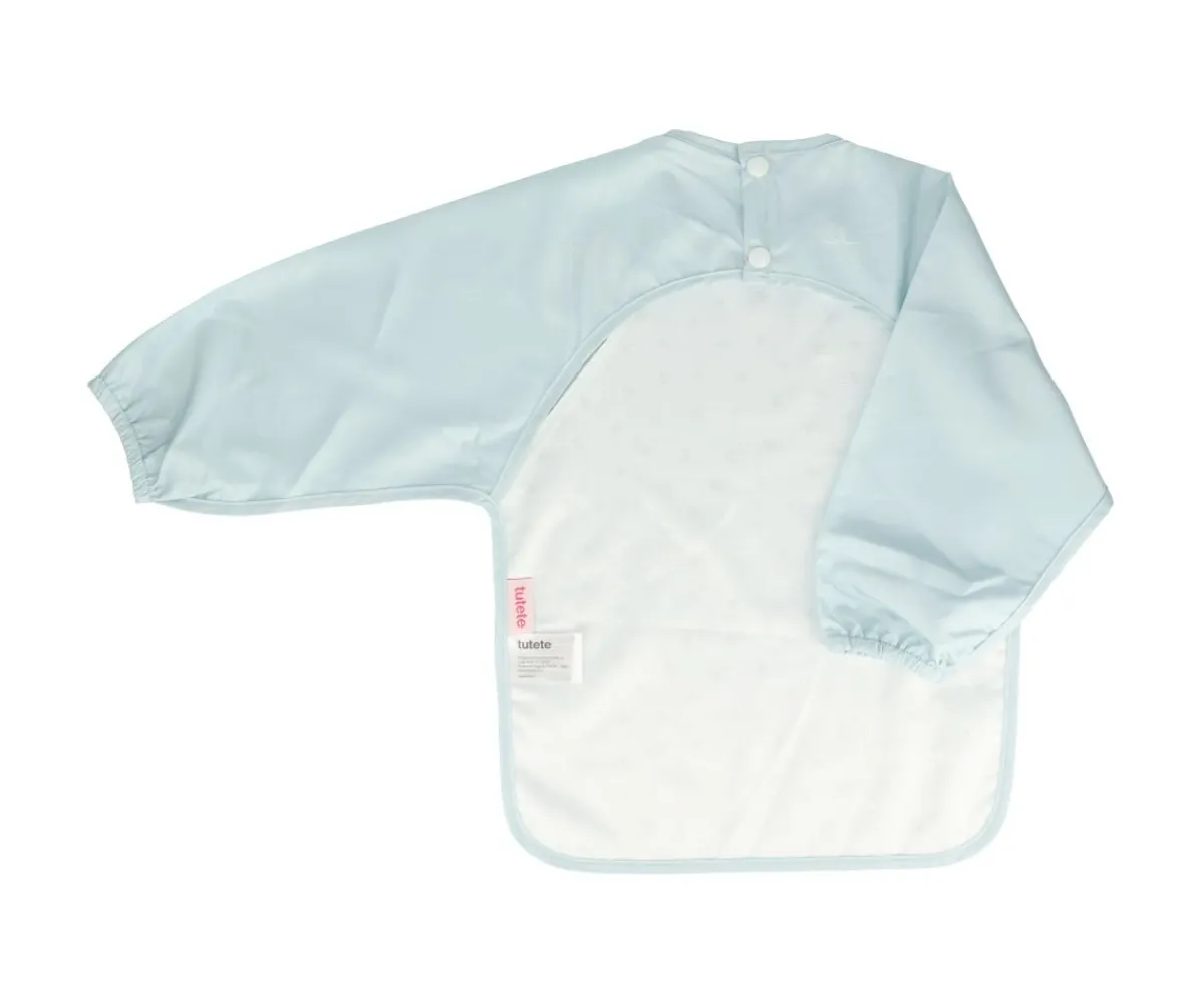 Discount Babero con Mangas Leaves Sage Baberos Con Manga|Colecciones Vuelta Al Cole