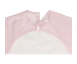 New Babero con Mangas Leaves Pink Baberos|Baberos Con Manga