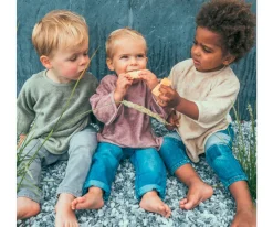 Baberos Con Manga^Timboo Babero con Mangas Silky Lilac Personalizable