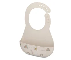 Baberos Impermeables^Mepal Babero de Silicona Mio Sunshine & Rainbow