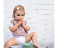 Outlet Babero Doble Daisy White Personalizable Baberos|Baberos Personalizados