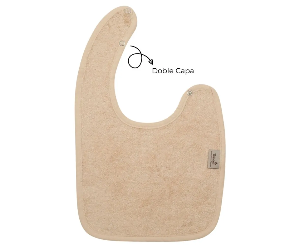 Online Babero Doble Frosted Almond Personalizable Baberos Personalizados|Baberos