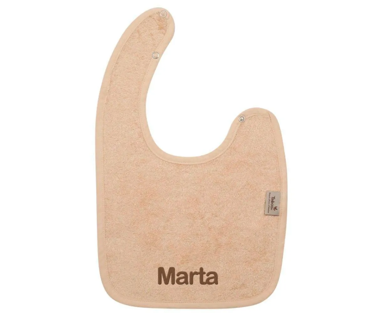 Online Babero Doble Frosted Almond Personalizable Baberos Personalizados|Baberos