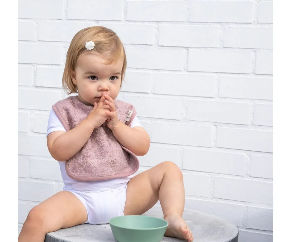 Online Babero Doble Frosted Almond Personalizable Baberos Personalizados|Baberos