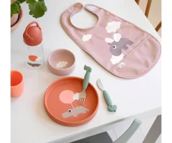 Baberos^Done by Deer Babero Happy Clouds Pink