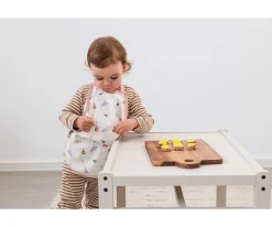 Baberos^Lassig Babero Impermeable Extra Grande Happy Fruits Peach