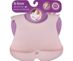 Baberos^b.box Babero Silicona Enrollable Blush