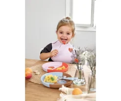 Baberos^Lassig Babero Silicona Happy Lavender