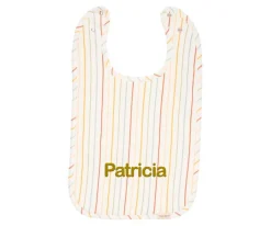 Baberos Personalizados^Little Dutch Babero Sunny Stripes Personalizable