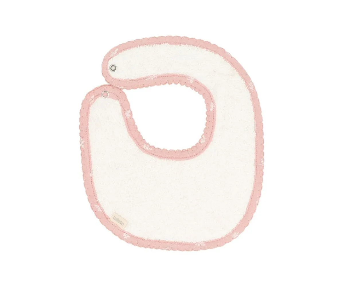 Baberos^Tutete Babero Leaves Pink