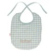 Discount Babero Vichy Verde Personalizable Baberos Personalizados|Baberos