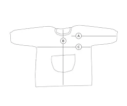 Best Babi con Bolsillo Central Vichy Fantastic Girl Personalizado Colecciones Vuelta Al Cole|Babis Escolares