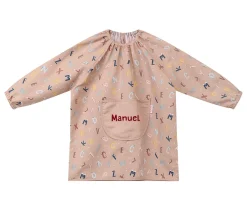 Discount Babi con Bolsillo Funny Letters Personalizable Babis Escolares|Colecciones Vuelta Al Cole