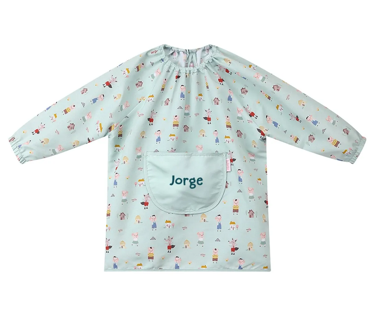 Colecciones Vuelta Al Cole^Tutete Babi con Bolsillo The Three Little Pigs Personalizable