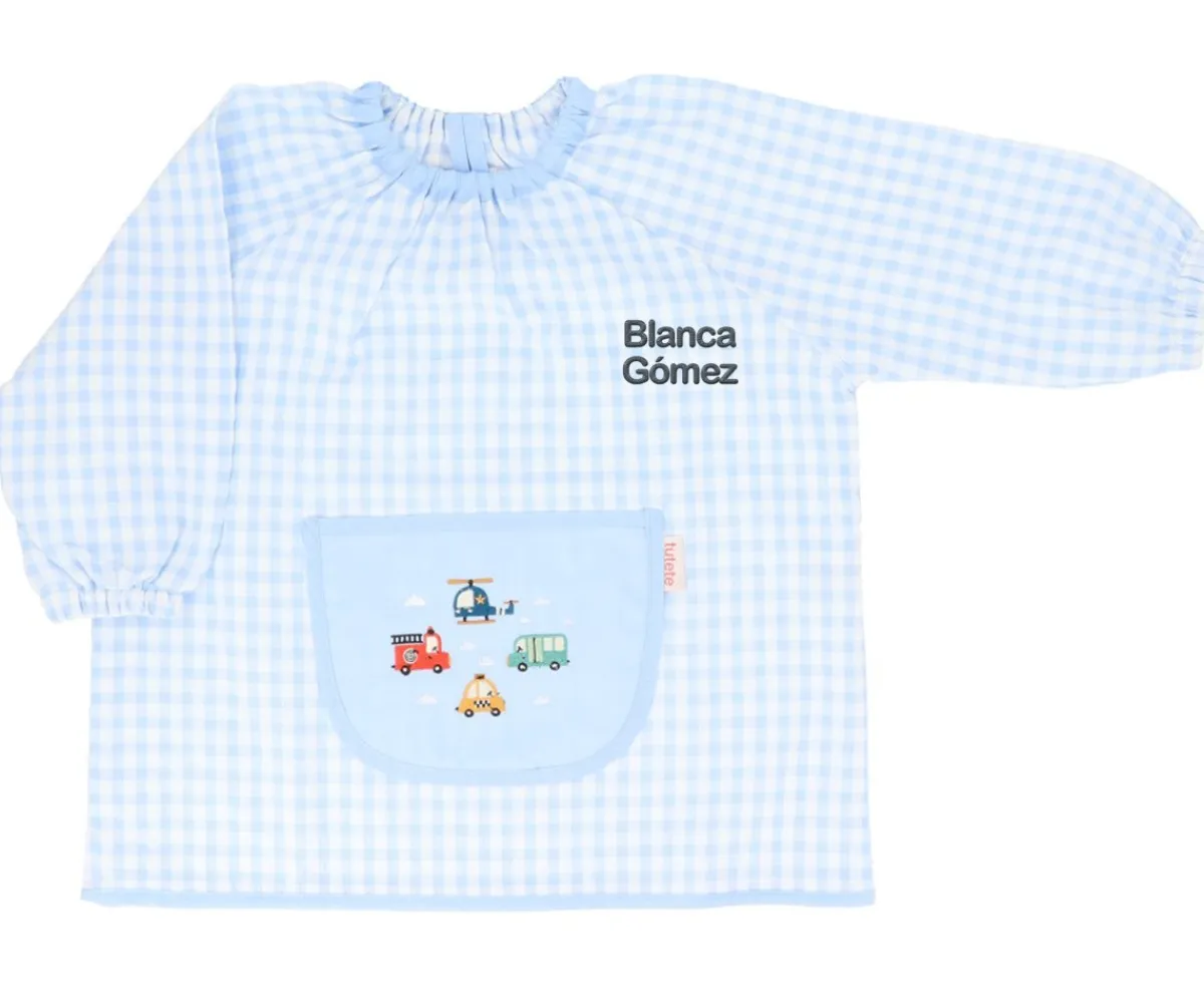 Discount Babi Lola con Bolsillo Central Vichy City Cars Personalizable Colecciones Vuelta Al Cole|Babis Escolares