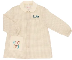 Colecciones Vuelta Al Cole^Tutete Textil Babi Seber con Botones Funny Letters Personalizable