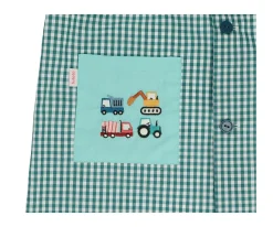 Colecciones Vuelta Al Cole^Tutete Textil Babi Seber con Botones Trucks Personalizable