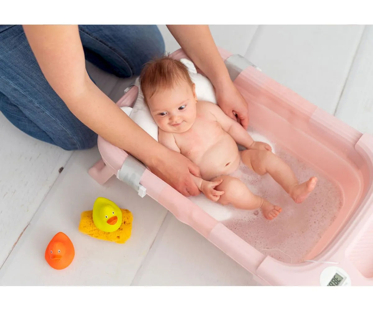 Bañeras Bebé^Olmitos Bañera Plegable con Hamaca Pink