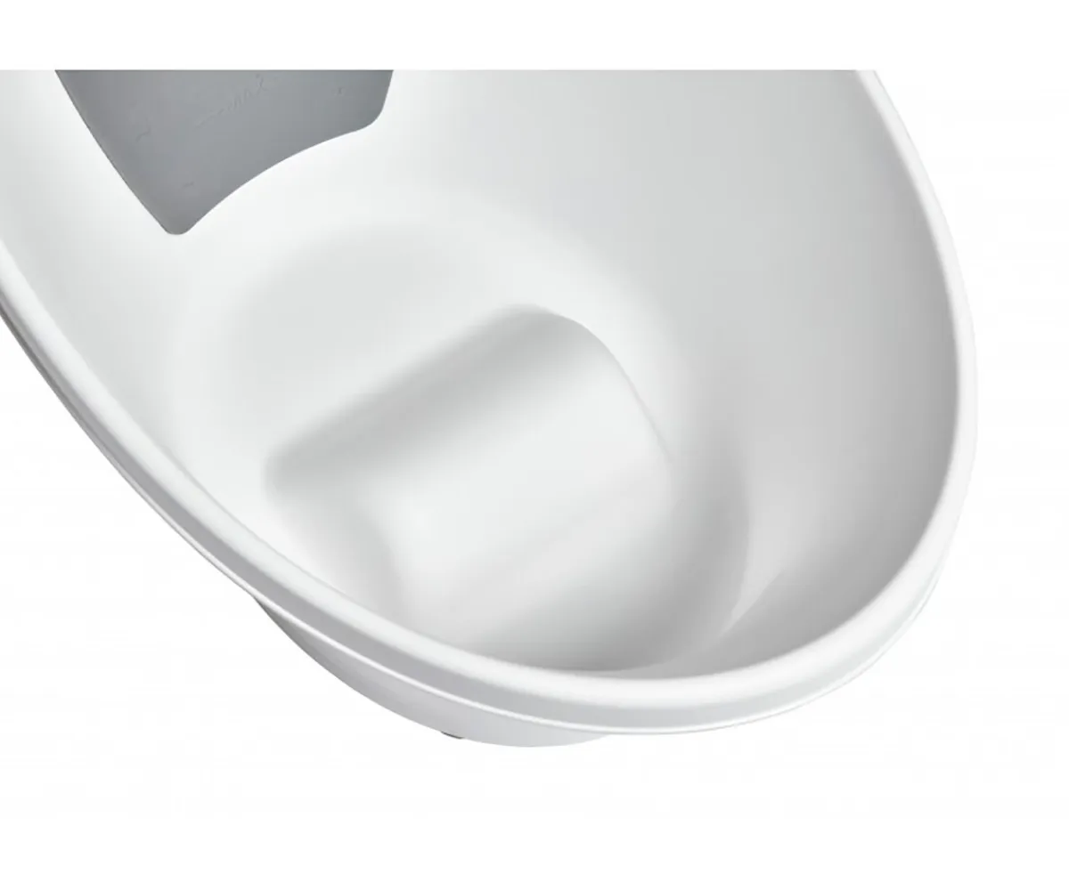 Bañeras Bebé^Shnuggle Bath Bañera Shnuggle Blanca Respaldo Gris Estrellitas