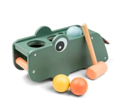 Juguetes Para Niños De Un Año^Done by Deer Banco de Martillo Croco Green