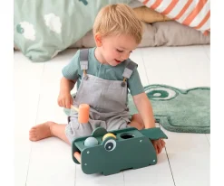 Juguetes Para Niños De Un Año^Done by Deer Banco de Martillo Croco Green