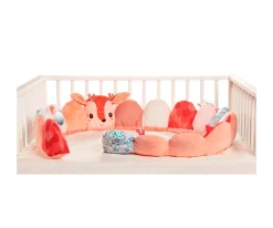 Ropa De Cuna Y Cama^Lilliputiens Barrera Acolchada Stella Rollo