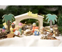 Adornos Y Decoración Navidad^small foot Belén de Madera Cuento de Navidad