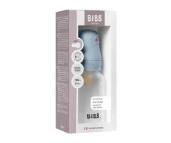 Biberones^BIBS Biberón Plástico Látex Baby Blue 150ml