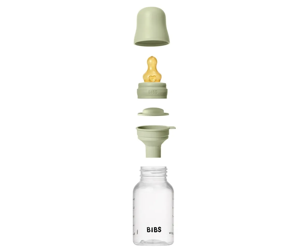 Biberones^BIBS Biberón Plástico Látex Sage 150ml