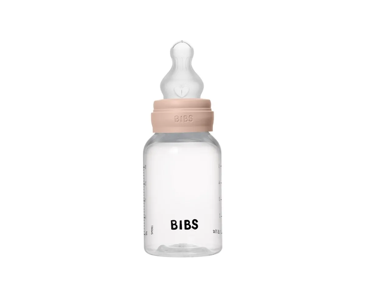 Biberones^BIBS Biberón Plástico Silicona Blush 150ml